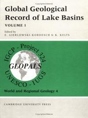 Cover of: Global geological record of lake basins
