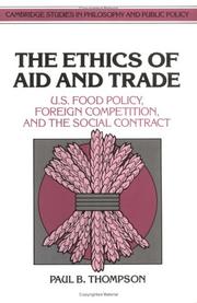 The ethics of aid and trade by Thompson, Paul B.
