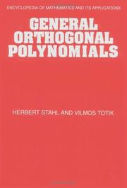 Cover of: General orthogonal polynomials