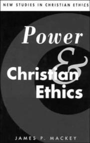 Cover of: Power and Christian ethics