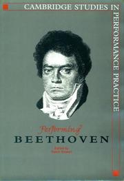 Cover of: Performing Beethoven by edited by Robin Stowell.