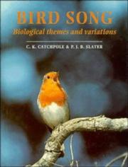 Cover of: Bird song: biological themes and variations
