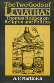 Cover of: The two gods of Leviathan: Thomas Hobbes on religion and politics