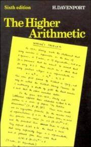 Cover of: The higher arithmetic by Harold Davenport