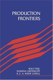Cover of: Production frontiers by Rolf Färe