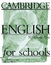 Cover of: Cambridge English for Schools 2 Workbook (Cambridge English for Schools) by Andrew Littlejohn, Diana Hicks