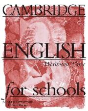 Cover of: Cambridge English for Schools 3 Workbook