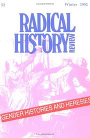 Cover of: Radical History Review