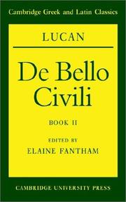Cover of: De bello civili. by Lucan