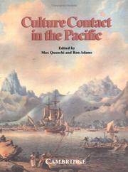 Cover of: Culture contact in the Pacific: essays on contact, encounter, and response