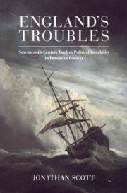 Cover of: England's troubles: seventeenth-century English political instability in European context