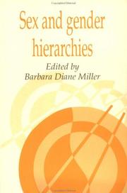 Cover of: Sex and gender hierarchies by edited by Barbara Diane Miller.