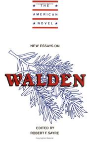 Cover of: New essays on Walden