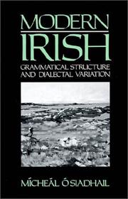 Cover of: Modern Irish by Mmcheal O'Siadhail