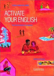 Cover of: Activate your English Pre-intermediate Coursebook: A Short Course for Adults