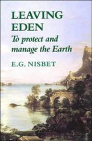 Cover of: Leaving Eden by E. G. Nisbet