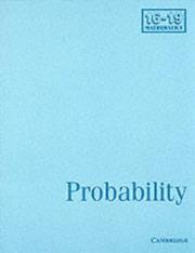 Cover of: Probability