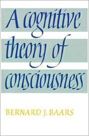 Cover of: A Cognitive Theory of Consciousness by Bernard J. Baars