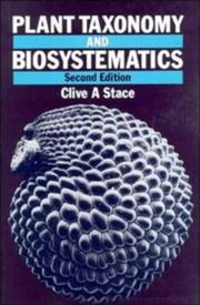 Cover of: Plant Taxonomy and Biosystematics | Clive Anthony Stace
