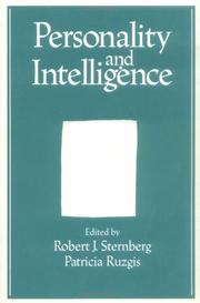 Cover of: Personality and intelligence