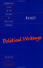 Political writings by Mary Astell