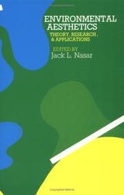 Cover of: Environmental Aesthetics: Theory, Research, and Application