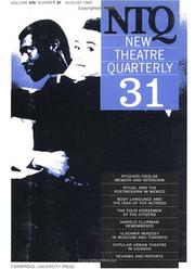 Cover of: New Theatre Quarterly 31 (New Theatre Quarterly)