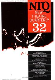 Cover of: New Theatre Quarterly 32 (New Theatre Quarterly)