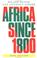 Cover of: Africa since 1800