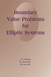 Boundary value problems for elliptic systems by Joseph Wloka