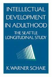Cover of: Intellectual development in adulthood by K. Warner Schaie