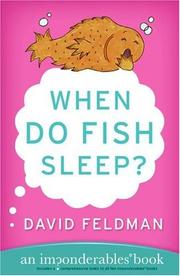 Cover of: When do fish sleep? by Feldman, David