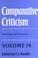 Cover of: Comparative Criticism
