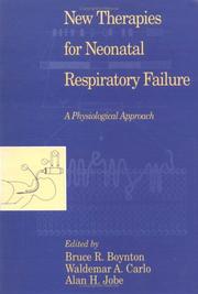 Cover of: New therapies for neonatal respiratory failure by Alan H. Jobe, West, John B.