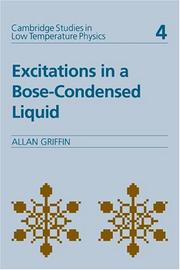 Cover of: Excitations in a Bose-condensed liquid