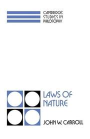 Cover of: Laws of nature by Carroll, John W.