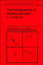 Thermodynamics of chaotic systems by Christian Beck