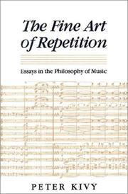 Cover of: The fine art of repetition by Peter Kivy