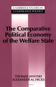 Cover of: The comparative political economy of the welfare state