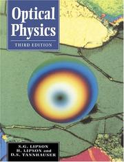 Cover of: Optical physics by S. G. Lipson, S. G. Lipson