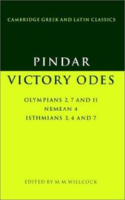 Cover of: Victory odes by Pindar