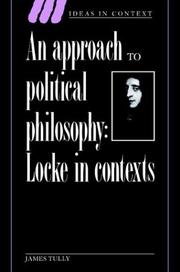 Cover of: An approach to political philosophy by James Tully