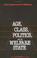 Cover of: Age, Class, Politics, and the Welfare State (American Sociological Association Rose Monographs)