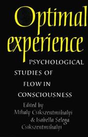 Cover of Optimal experience