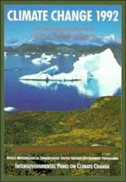 Cover of: Climate change 1992: the supplementary report to the IPCC scientific assessment