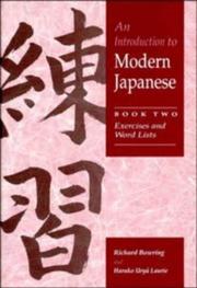 An Introduction to modern Japanese by Richard John Bowring