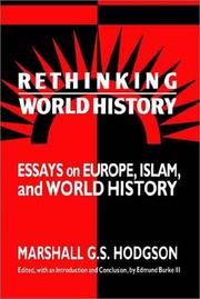 Rethinking world history by Marshall G. S. Hodgson