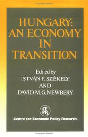 Cover of: Hungary: an economy in transition
