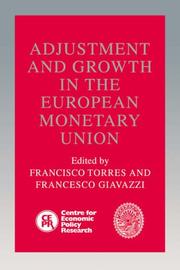 Cover of: Adjustment and growth in the European Monetary Union
