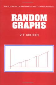 Cover of: Random graphs
